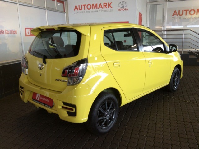 2022 Electric Yellow  Toyota Agya  1 0 A t Only R 179900